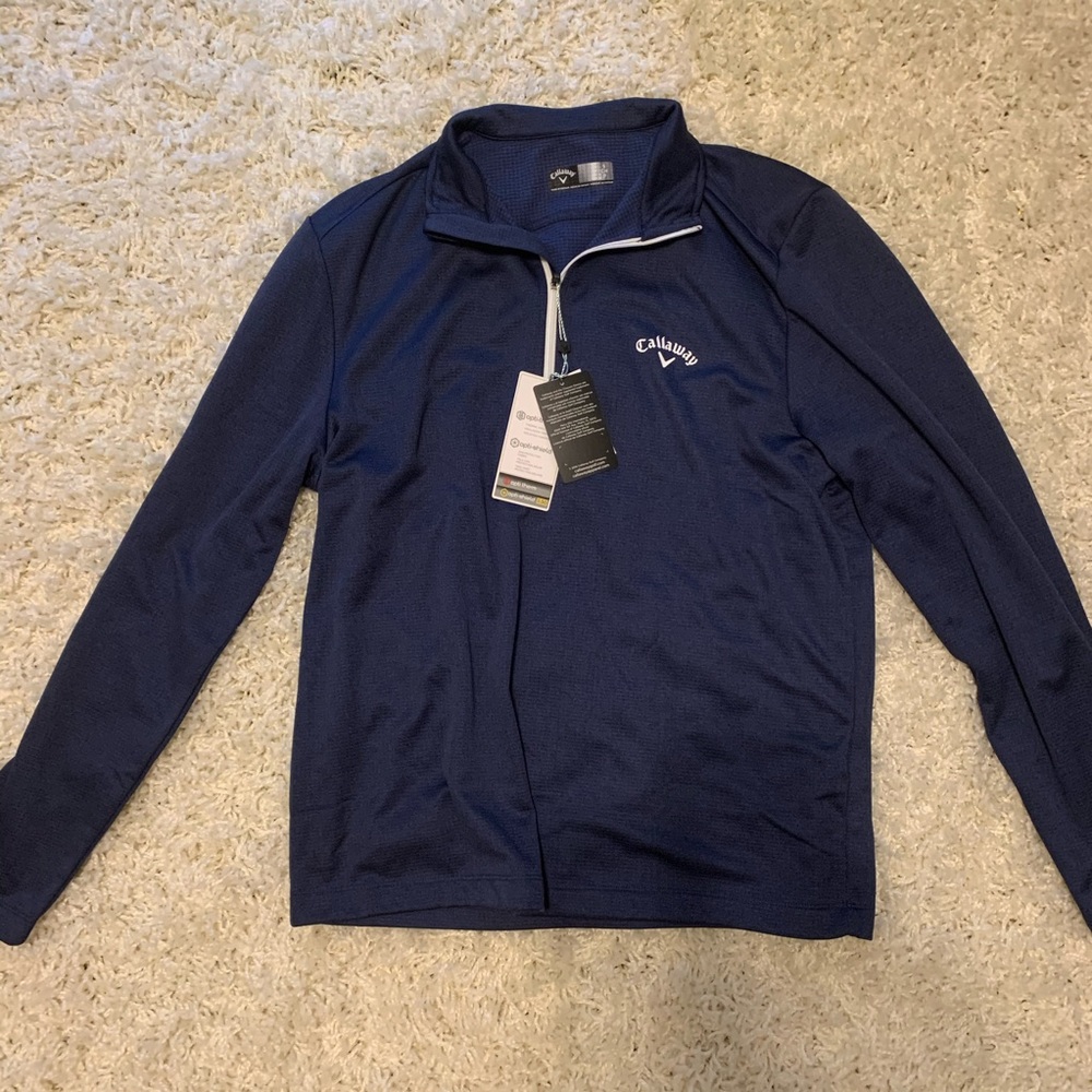 NWT Callaway Golf Quarter ZIP Pullover